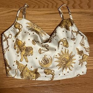 Zodiac themed crop top